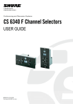 CS 6340 F Channel Selector User Guide (English)