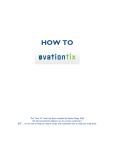 How to OvationTix Guide