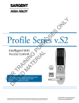 Catalog-Sargent-Profile Series VS2-WM