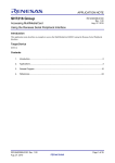 SH7216 Group Accessing MultiMediaCard Using the Renesas