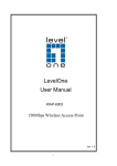 LevelOne User Manual