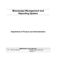 (ACE) User Manual - Mississippi Management & Reporting System