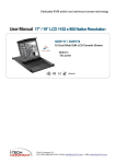 User Manual 17” / 19” LCD 1152 x 900 Native - I