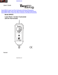 Extech RPM10 Manual