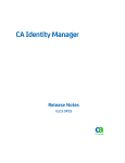 CA Identity Manager Release Notes - support CA