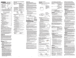 USER`S MANUAL TABLE OF CONTENTS