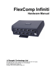 FlexComp Infiniti Manual - Thought Technology, Ltd.