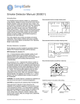 Smoke Detector Manual (SSSD1)