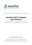 Aquaflex Wi-Fi Adapter User Manual