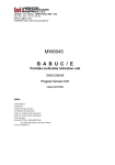 MANUALE BABUC/E INGLESE