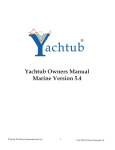Yachtub Owners Manual Marine Version 5.4