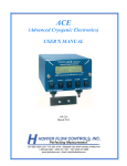 (Advanced Cryogenic Electronics) USER`S MANUAL