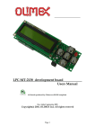 LPC-MT-2138 User Manual