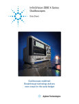 InfiniiVision 3000 X-Series Oscilloscopes