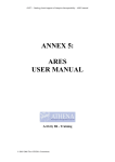 ANNEX 5: ARES USER MANUAL