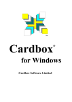 Cardbox 2.0 User Manual