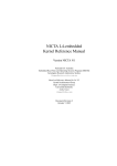 NICTA L4-embedded Kernel Reference Manual Version NICTA N1