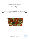 User Manual Happylightshow Vectra C / Signum
