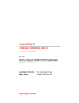 Language Reference Manual