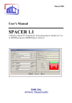 Spacer Library: User`s Manual