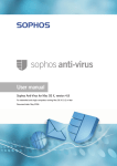 Sophos Anti-Virus for Mac OS X user manual