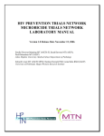 HPTN-MTN Lab Manual - HIV Prevention Trials Network