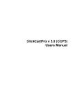 ClickCartPro v 5 - Kryptronic Central Server