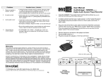 User Manual AudioImage&trade; SX9258 Rev 01