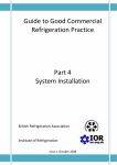Guide to Good Commercial Refrigeration Practice Part 4 System