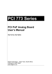 PCI-773 Manual - EAGLE Technology