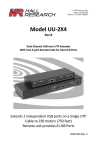 Model UU-2X4 USB Extender