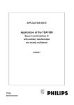 TDA8765 10-bit A/D converter demonstration board