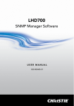 LHD700 User Manual SNMP