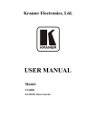 USER MANUAL