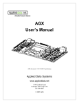 AGX User`s Manual