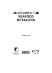 Guidelines for Seafood Retailers