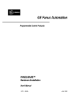 PANELWARE Hardware Installation User`s Manual, GFK