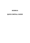 KE2000A Quick Install Guide