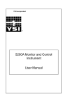 5200A Monitor and Control Instrument User Manual