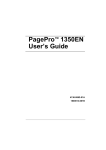 PagePro 1350EN User`s Guide