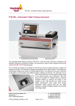 PTB 420 – Automated Tablet Testing Instrument