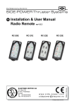 Installation & User Manual Radio Remote rev1.0.3