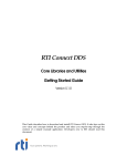 RTI Connext DDS Core Libraries and Utilities Getting Started Guide