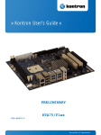 Kontron User`s Guide