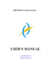 USER`S MANUAL - Thunderlaser