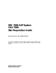 DEC 7000 AXP, VAX 7000 Site Preparation Guide