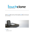 Touchclone™ User Manual Version 1.5