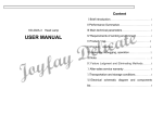 USER MANUAL - Joyfay.com