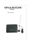OPAX-011GSM User Manual _Turkey_