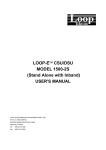 LOOP-E   CSU/DSU MODEL 1500-2S (Stand Alone